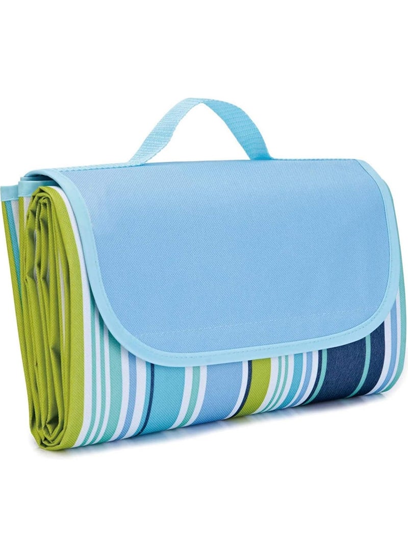 راكسوم طوي للماء في الهواء الطلق التخييم حصيرة توسيع سجادة للرحلات منقوشة بطانية شاطئ الطفل متعددة السياحية حصيرة - Image 1