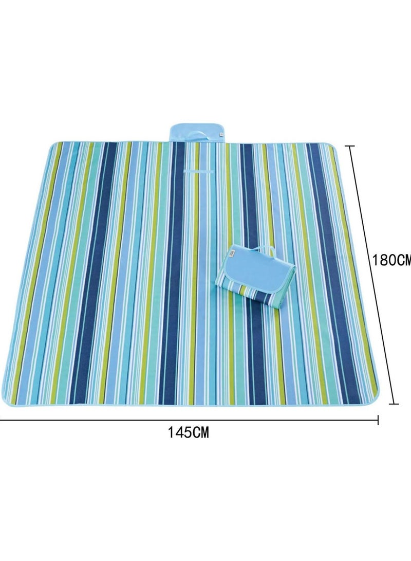 راكسوم طوي للماء في الهواء الطلق التخييم حصيرة توسيع سجادة للرحلات منقوشة بطانية شاطئ الطفل متعددة السياحية حصيرة - Image 4