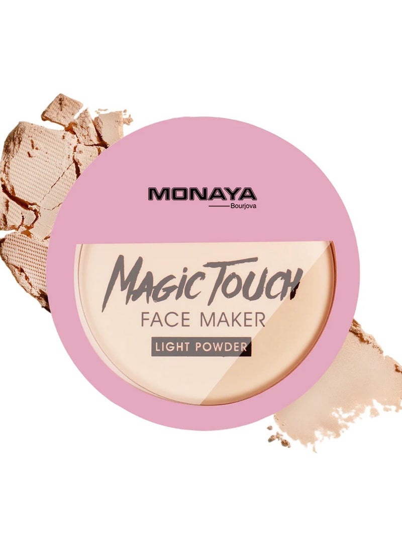 Monaya P003 Magic Touch Face Maker Light Powder –  Lightweight Setting Powder, Oil Control, Smooth Finish, Long-Lasting & Buildable Coverage for All Skin Types - Image 1