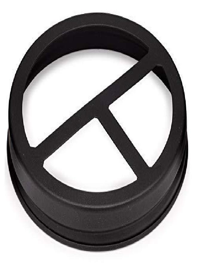 Jarmazing Products Mason Jar Toothbrush Holder Lid - Black - for Wide Mouth Jars - Made from Rust-Proof Stainless Steel