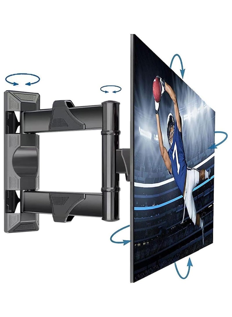 أن بي نورث بايو حامل جداري للتلفزيون كامل الحركة لمعظم شاشات الكمبيوتر واجهزة التلفزيون 32- 55 انش، امالة قابلة للتعديل، دوران. وزن يصل إلى 60 (32 انش الي 55 انش) - Image 1