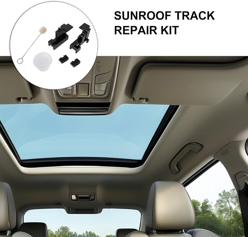 Cabilock 1 Set Car Sunroof Alignment Kit - Automotive Roof Track Repair Sunroof Rail Assembly Slider Replacement Parts Compatible for Ford - Image 4