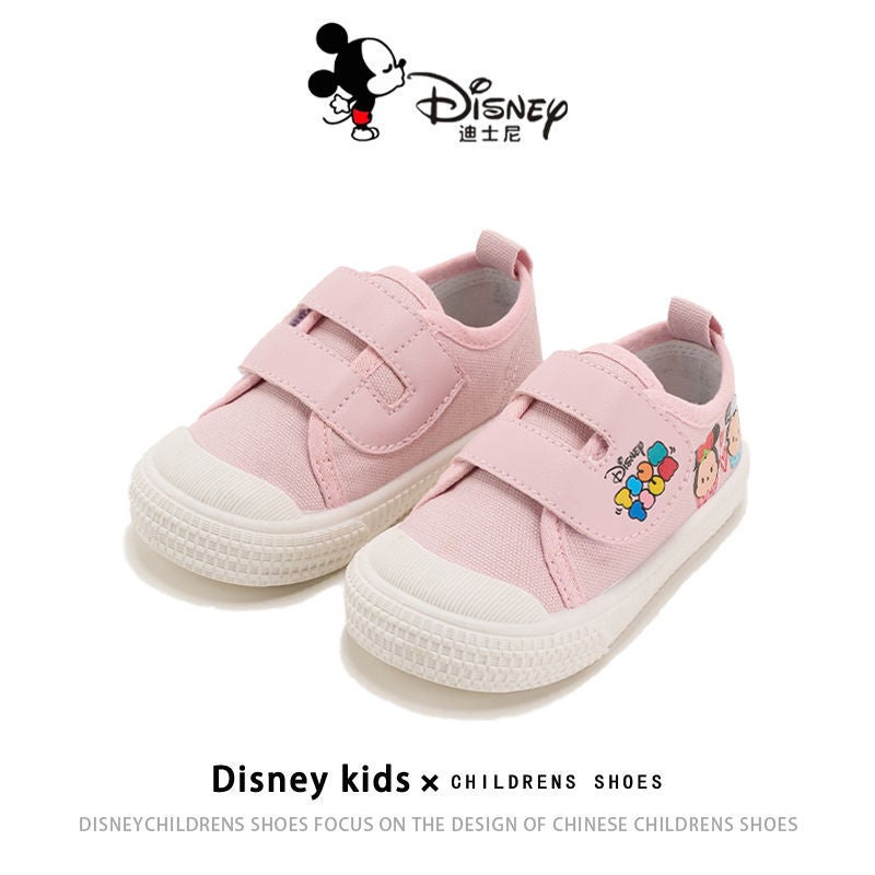 Disney Kidsren'S Shoes New Year'S Spring Baby Shoes Boys And Girls Toddler Shoes Kidsren'S Sneakers Small And Medium-Sized Kidsren'S Canvas Shoes - Image 1