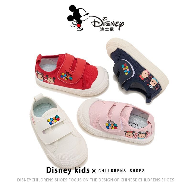 Disney Kidsren'S Shoes New Year'S Spring Baby Shoes Boys And Girls Toddler Shoes Kidsren'S Sneakers Small And Medium-Sized Kidsren'S Canvas Shoes - Image 2