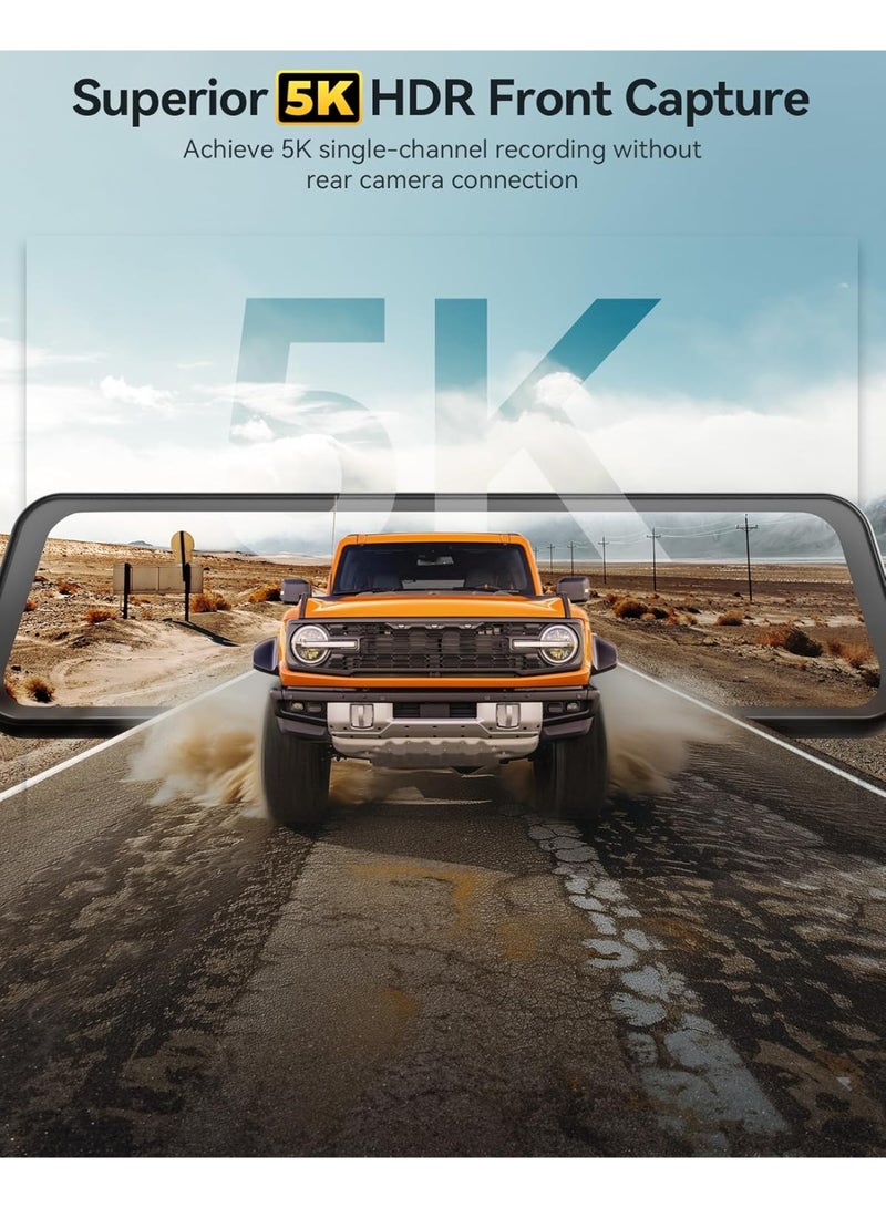 وولف بوكس كاميرا احتياطية للوحة القيادة مع مرآة - Image 5