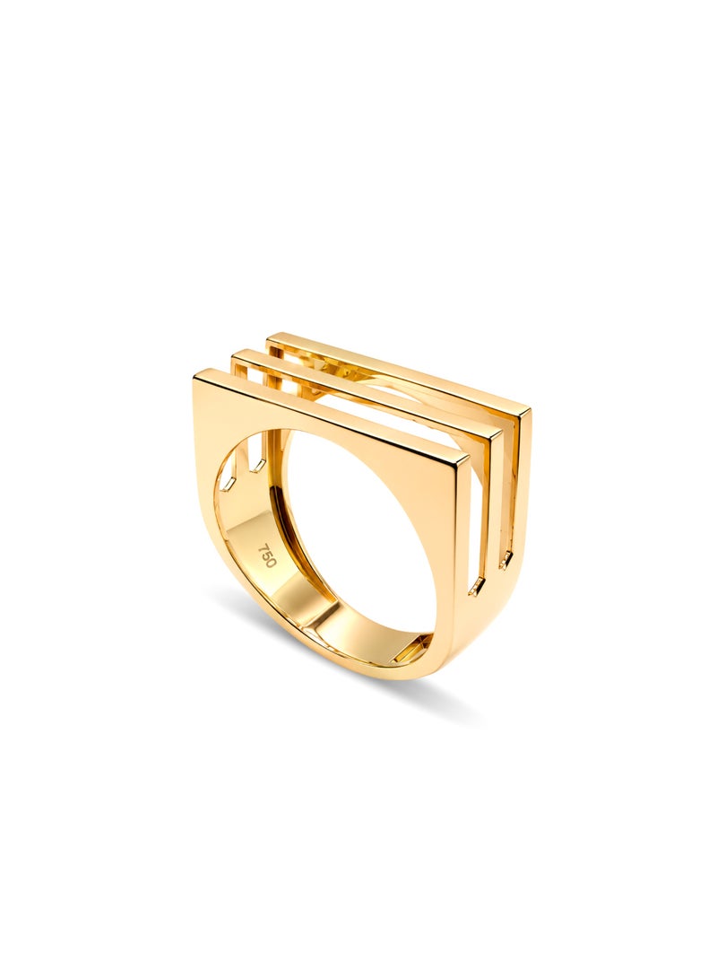 18K Pure Gold Women’s Ring, Premium Finish & Elegant Style , 4.2 Gram