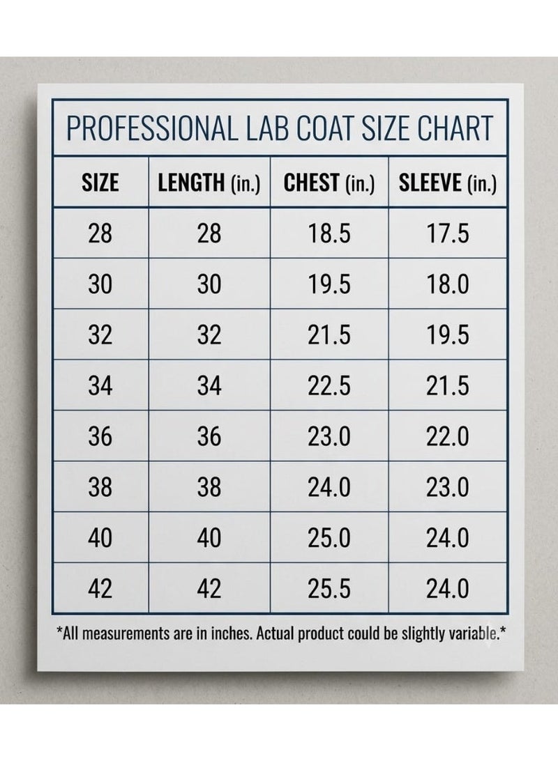 White Cotton Lab Coat - Image 4