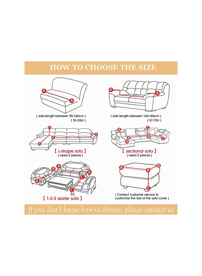 The Bros Velvet Sofa Slipcover High Stretch Plush Couch Covers Luxury Thick Soft Sofa Cover Washable Furniture Protector,Couch Covers For Dogs,Pets,Kids,Beige,3-Seater(190-230cm/75-91inch) - Image 5