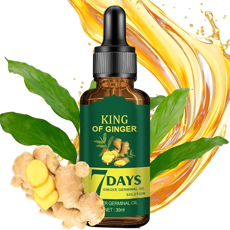 Biotin Hair Growth Serum for Hair Loss Treatment and Regrowth  Natural Ginger Essential Oil for Stronger Thicker and Longer Hair for Women  Men 10 Fl Oz  30ML
