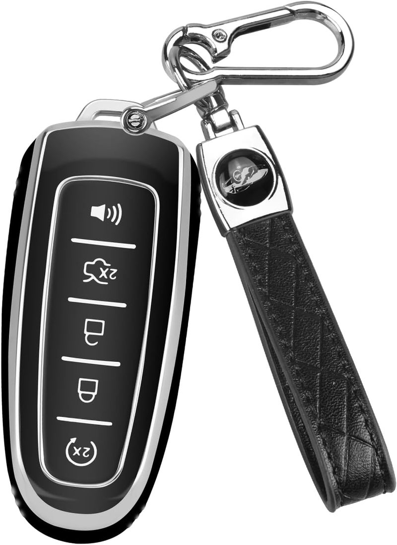 QBUC Soft TPU Key Fob Cover for Ford Vehicles - Image 1