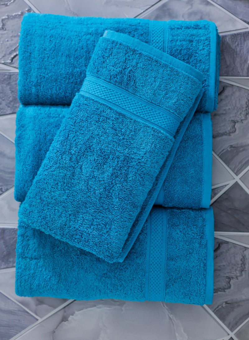 Baltic Linen 100% Cotton Ultra Soft Bath Towel Set, 70x140 cm, Super Absorbent, Quick Dry And Antibacterial Treatment, 500 GSM Terry  - Image 1