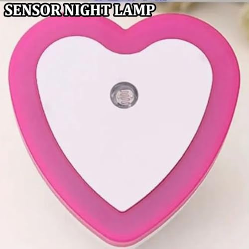 fizzytech Smart Motion Sensor LED Light Bulb with Automatic On/Off and Dimmable Pink Glow, Energy Efficient 7W LED Bulb for Home, Stairs, Kitchen, Bathroom, Wardrobe Lighting(Heart Pink Pack-2) - Image 2