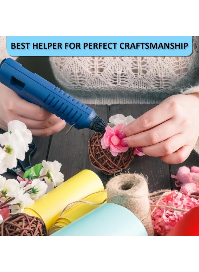 Happy Home Hi-Temp Mini Hot Glue Sticks, Clear, 24-Pack | Quick Bonding for Crafts, DIY Projects, Home Repairs | Compatible with Mini Glue Guns | Non-Toxic, All-Purpose Adhesive for Wood, Metal, Fabric, Glass, Ceramic, Paper, Plastic, and Floral Arrangements - Image 5