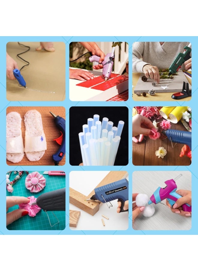 Happy Home Hi-Temp Mini Hot Glue Sticks, Clear, 24-Pack | Quick Bonding for Crafts, DIY Projects, Home Repairs | Compatible with Mini Glue Guns | Non-Toxic, All-Purpose Adhesive for Wood, Metal, Fabric, Glass, Ceramic, Paper, Plastic, and Floral Arrangements - Image 4