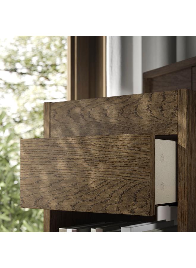 erorex Drawer unit on castors, brown stained oak veneer, 35x60 cm  - Image 4