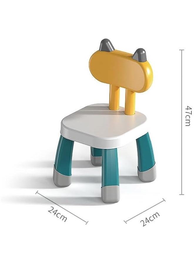 HOOKOR Toddler Chair, Plastic Kids Learning Chair, Sturdy Durable and Lightweight Toddler Activity Chair, Perfect Chair For Playrooms, Indoor or Outdoor Use  - Image 3