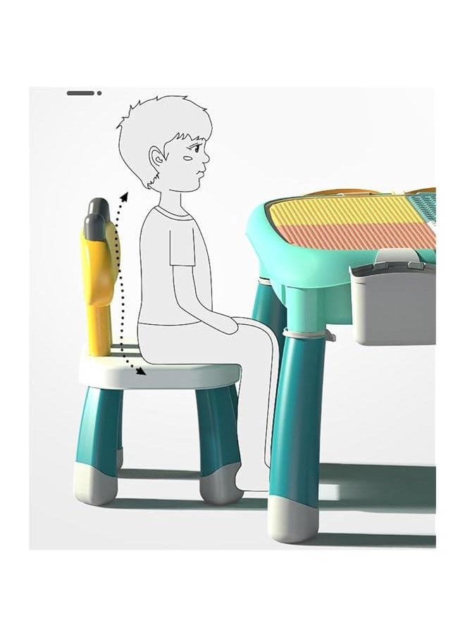 HOOKOR Toddler Chair, Plastic Kids Learning Chair, Sturdy Durable and Lightweight Toddler Activity Chair, Perfect Chair For Playrooms, Indoor or Outdoor Use  - Image 4