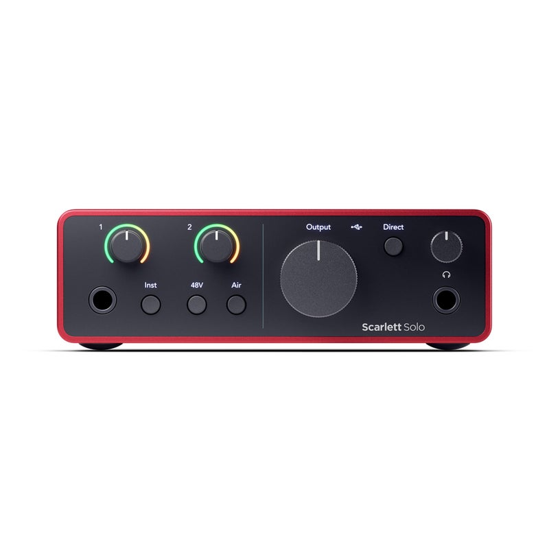 Focusrite Scarlett Solo 4th Gen USB Audio Interface, for the Guitarist, Vocalist, or Producer — High-Fidelity, Studio Quality Recording, and All the Software You Need to Record - Image 2