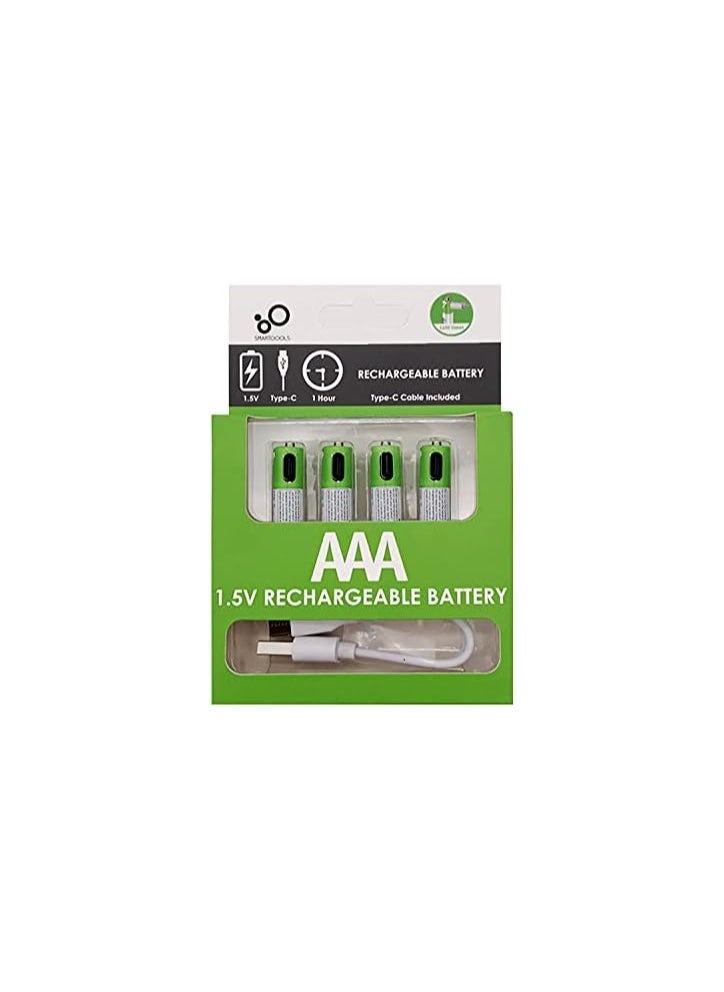 Rechargeable Batteries 1.5V 750mAh Lithium Battery USB Fast Charging High Capacity
