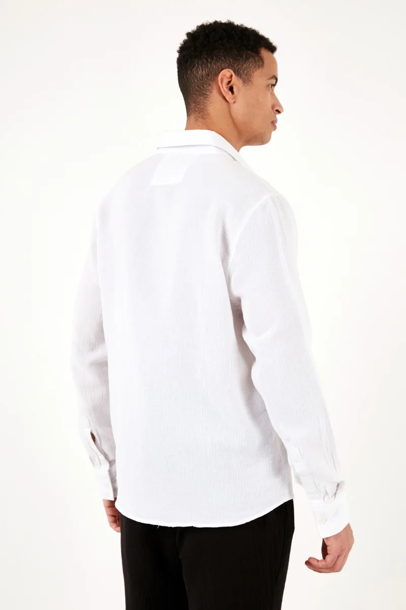 Buratti 100% Cotton Regular Fit Shirt Men's Shirt CF24S127804