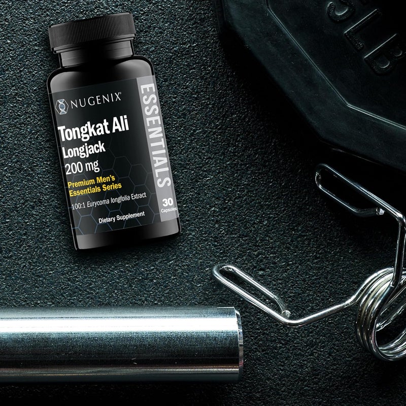 Nugenix Essentials Tongkat Ali for Men Support for Mens Health Longjack Eurycoma Longifolia Extract 60 Count - Image 5