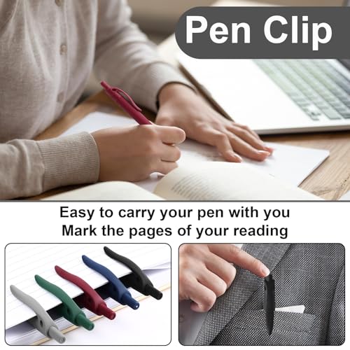 Resholder 300 Pack Black Pens Bulk Retractable No Bleed Click Black Ink Smooth Writing Ballpoint Pens for School Office Supplies, 1.0mm - Image 4