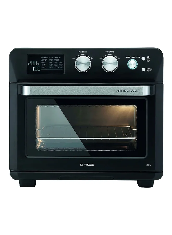 KENWOOD 1700W 2-in-1 Rotisserie Function Oven with Air Fryer Black and Silver 25 L OWMOA25.600BK