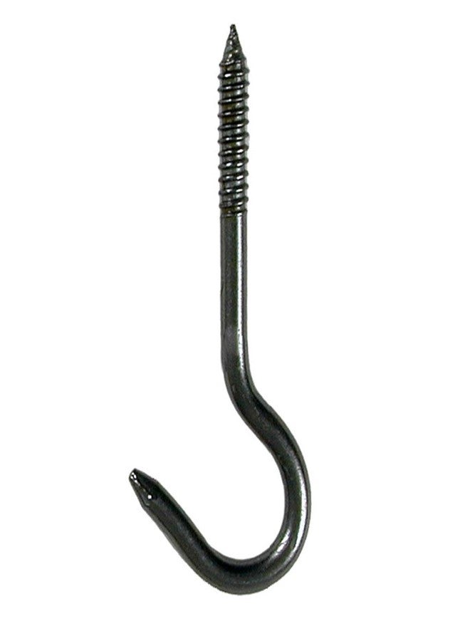 Handcrafted 5" Hanging Screw Hook Hammered Steel - 1.5" Threaded