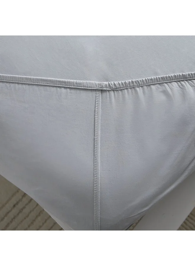 Home Box Essential King Cotton Fitted Sheet 180 x 200 x 36 cm