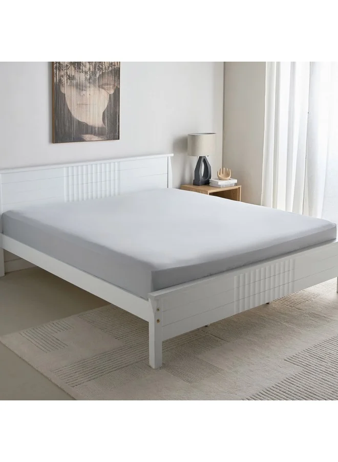 Home Box Essential King Cotton Fitted Sheet 180 x 200 x 36 cm