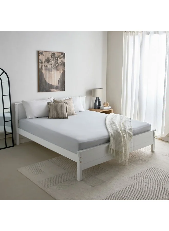Home Box Essential King Cotton Fitted Sheet 180 x 200 x 36 cm