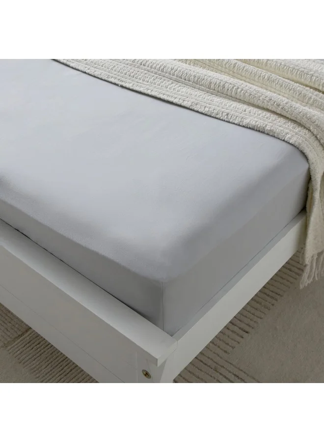 Home Box Essential King Cotton Fitted Sheet 180 x 200 x 36 cm