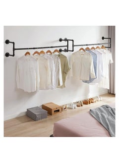 Arabest Heavy Duty Pipe Wall Clothes Rack, 130cm  - Image 4
