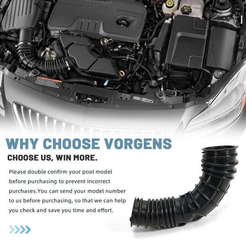 VORGENS Heater Water Outlet Hose, Air Hose Fit for Buick Regal 2009 2010 2011 2012 2013丨 for Chevy Malibu 2010 2011 2012 2013 2014 - Replace 22951182 Engine Heater Water Outlet Hose - Image 5