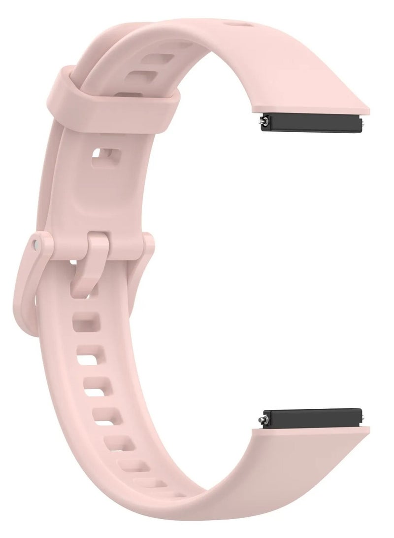 Watch Band For Huawei Band 7 Smartwatch Replacement Sport Bracelet Silicone Strap Pink - Image 2
