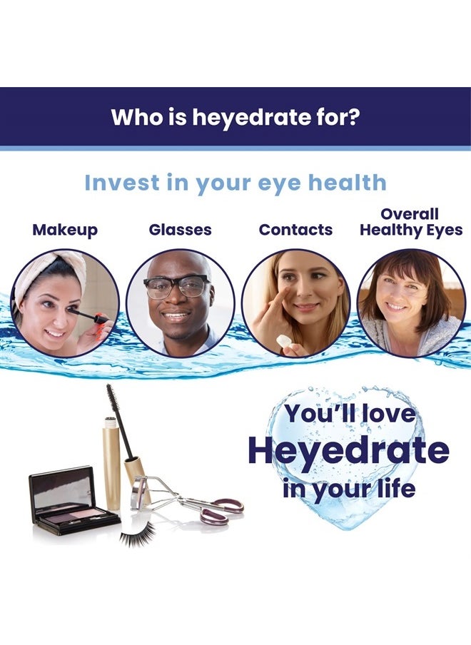 Eye Love Heyedrate Lid and Lash Cleanser Spray – Gentle, Pure Hypochlorous Acid Spray for Eye Irritation - Fast Acting, Soothing Formula - Everyday Eyelid Cleansing Spray - 1 Ounce Bottle  - Image 5