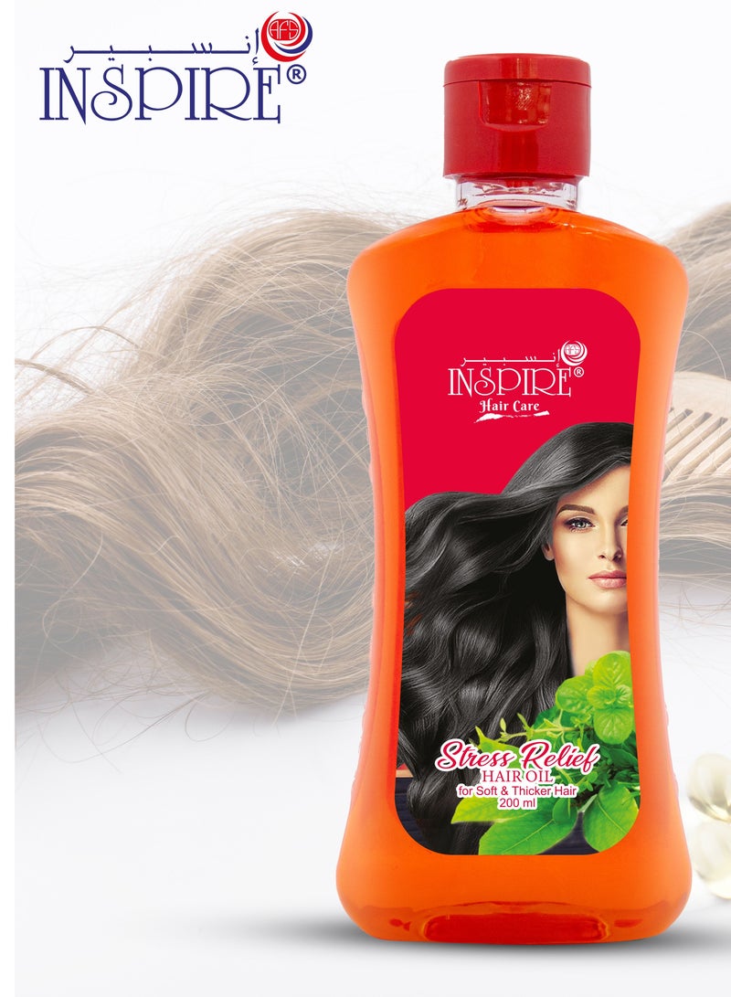 Inspire Stress Relief Hair Oil 200ML - Image 2