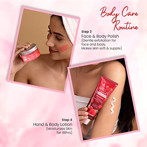 BRYAN  CANDY Strawberry Bath Gift Set for Women - Spa Baskets and Gift Boxes With Bath Sets - Image 5