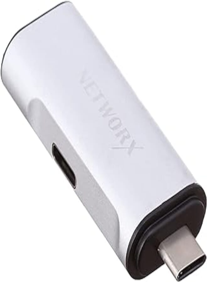 Keendex kx2381 networx type-c male to female usb fast adapter - gray