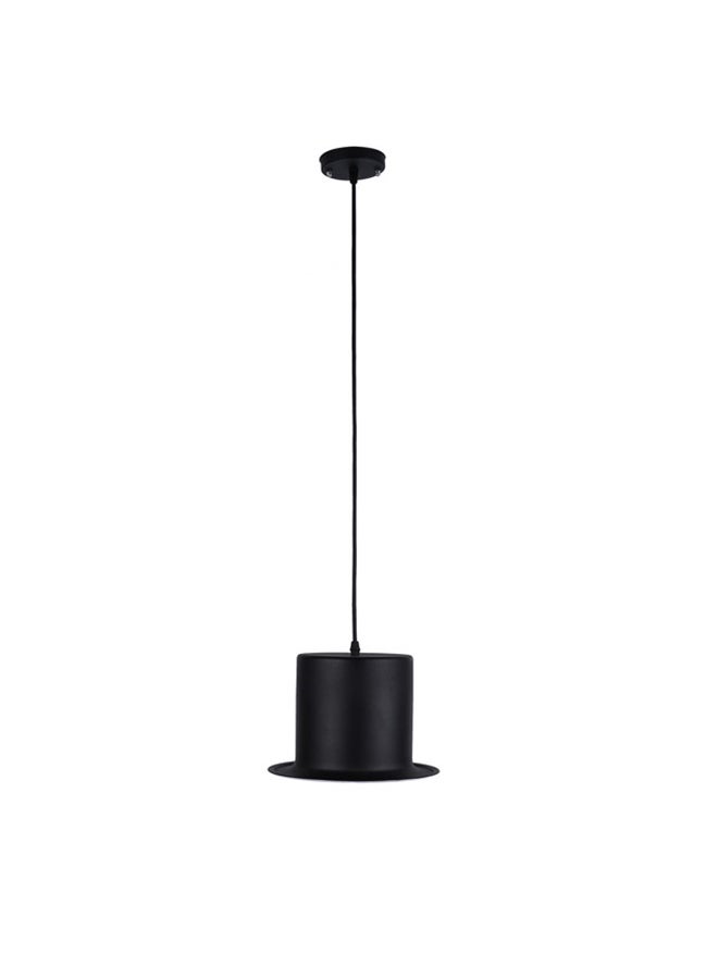 El Rawda Lighting Fiato Ceiling Lamp - Single | modern decorative LED E27 pendant light ceiling lamp hanging | suitable for any room | Color: Black | Size: 70x24 cm