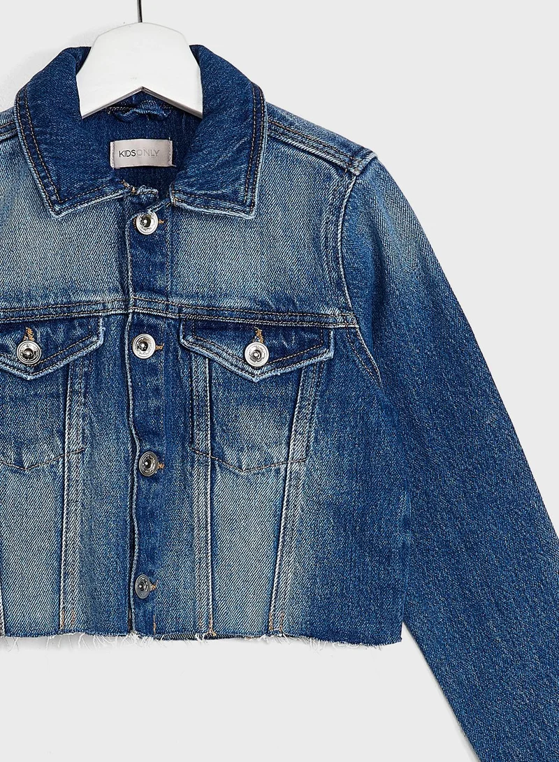 only_kids Kids Casual Denim Jacket