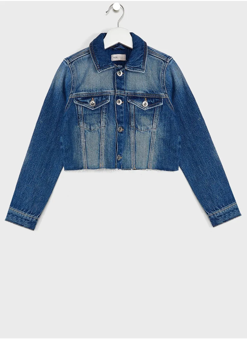 only_kids Kids Casual Denim Jacket