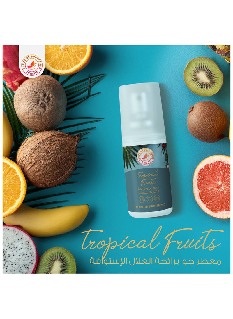 Fleur De Printemps Fruity & Sweet Air Freshener Gift Box | 6 Scents: Tropical Fruits, Peaches, Cherry, Vanilla, Citrus, Jasmine | Sweet & Playful | Gas-Free & Anti-Smoking | Ideal for Home, Car, Office, Fabrics - Image 3