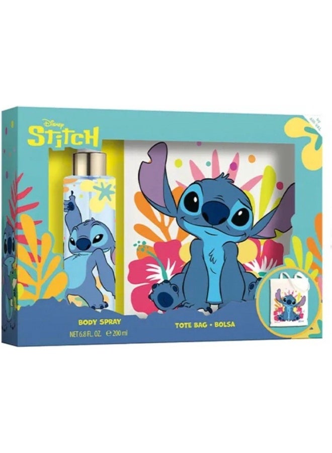 Air Val Disney Lilo & Stitch Stitch Body Spray & Tote Bag Gift Set (Set of 2) - Image 1