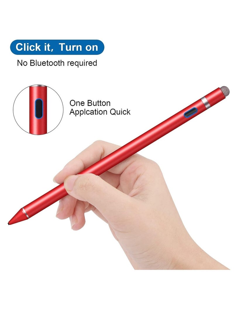 ELTRAZONE - Active Stylus Pens for Touch Screens, Active Pencil Smart Digital Pens Fine Point Stylist Pen Compatible with iPhone iPad,Android Smart Phone&Tablet Writing Drawing - Image 1