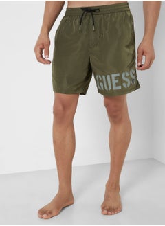 GUESS Logo Swim Shorts  - Image 1