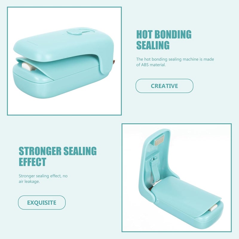 VERDANVERSE Handheld Vacuum Sealing Machine Portable Mini Food Bag Sealer for Snack Storage with Heat Seal Function Blue Compact Design - Image 4