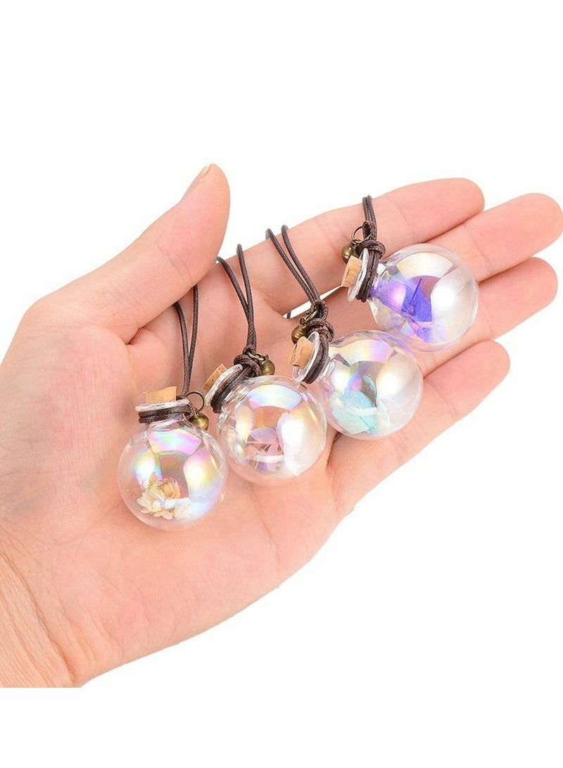 KASTWAVE Car Air Freshener Perfume Bottle Empty Refillable Car Perfume Bottle Car Hanging Diffuser Bottle Pendant Essential Diffuser Oil Fragrance Aromatherapy Empty Bottle Decor 4 Pcs - Image 3