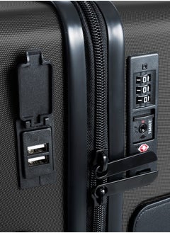 TACH Connectable 3 Pcs Luggage Set | 22, 24 & 28" Spinner Luggage with TSA Locks | Patented Built-In Connecting System Easily Links 6 Bags | Black  - Image 4