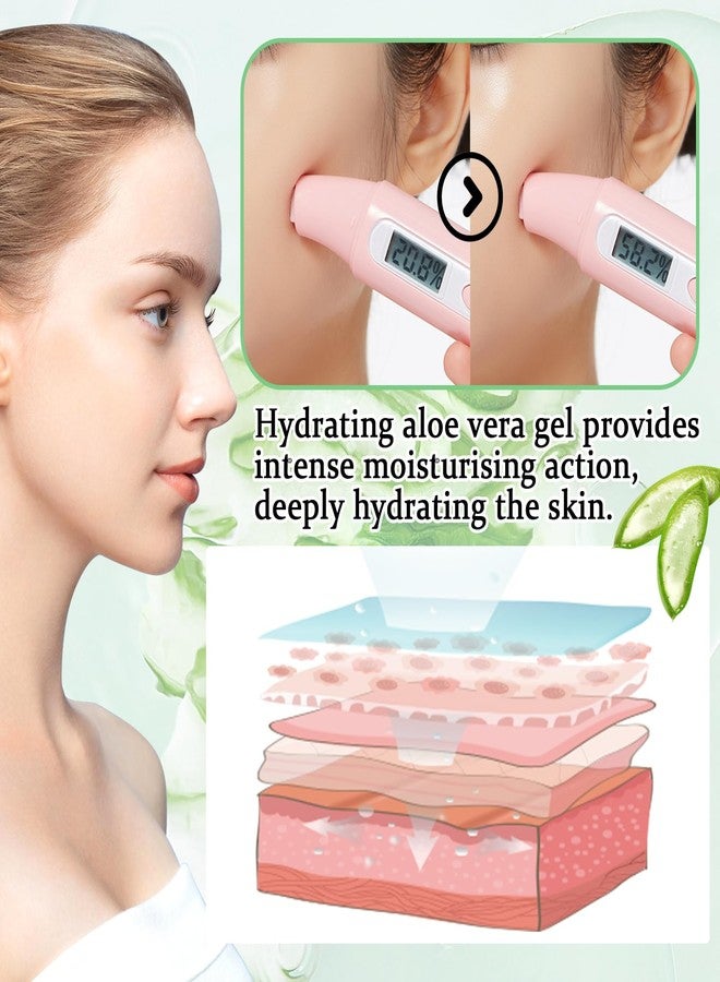 WENJLYJ 8PCS Aloe Vera Gel for Face & Skin,Organic Aloe Vera Gel,Hydrating After Sun Cream for Travel Size,Moisturizing Lotion for Skincare,After Sun Lotion for All Skin Type(C) - Image 5